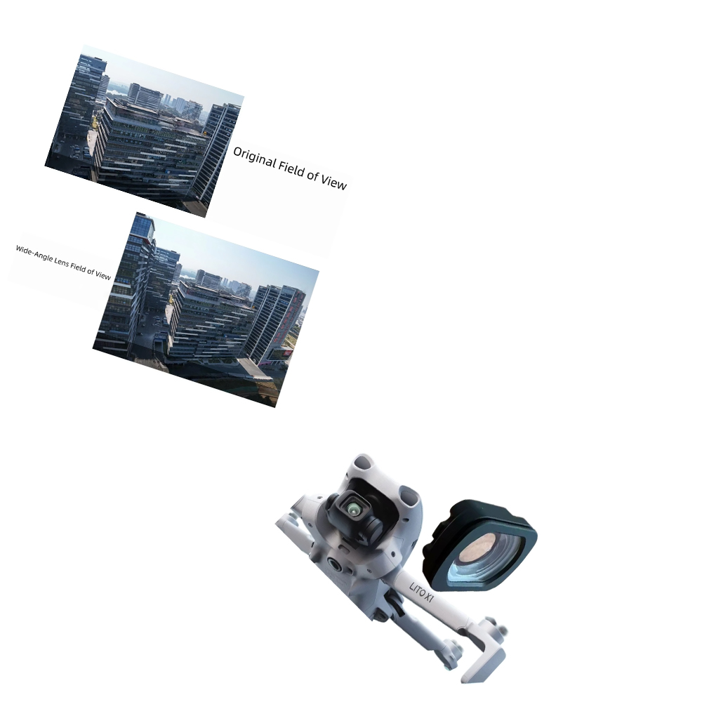 Drone Camera Wide Angle - Szerokokątny obiektyw do DJI Lito x1,