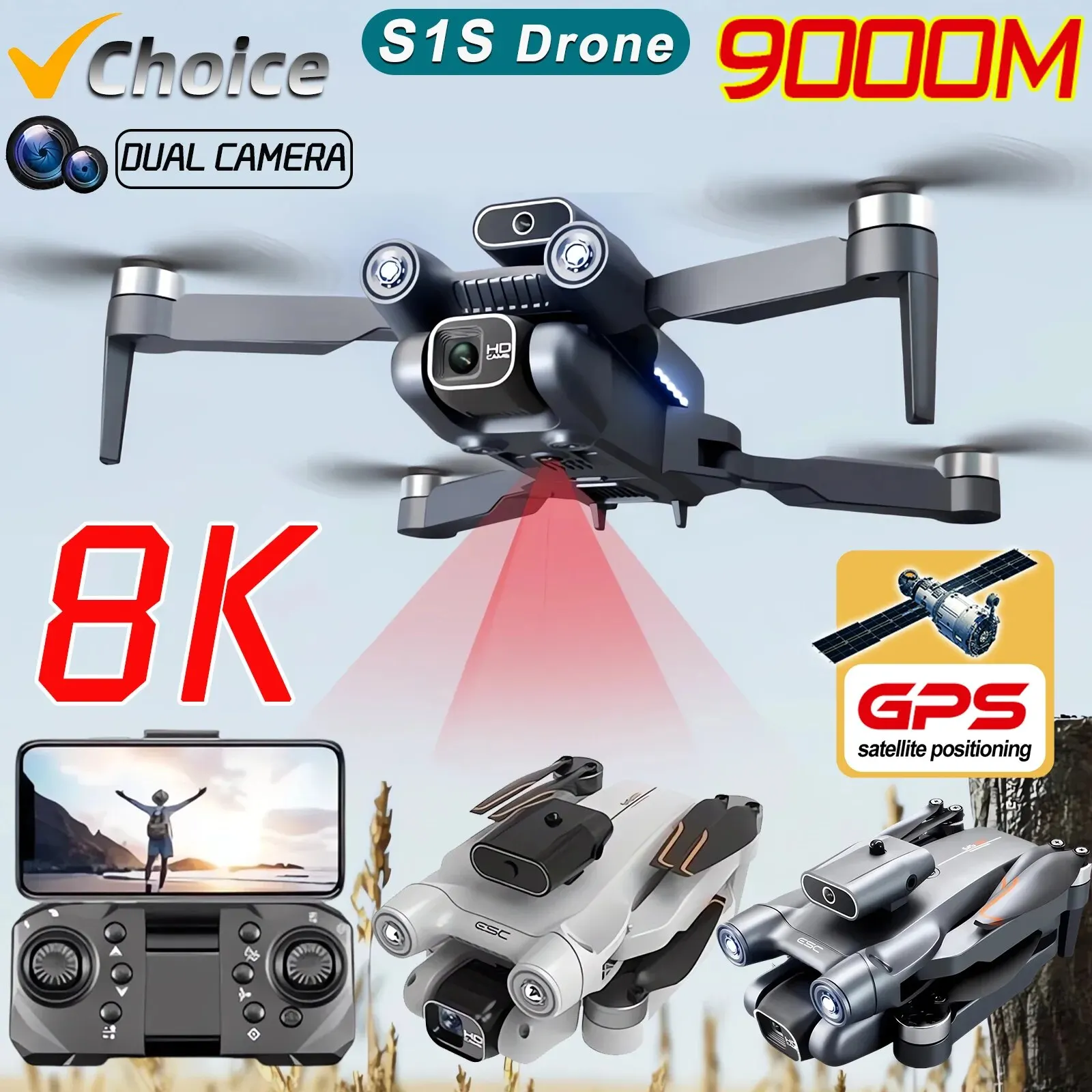 Drone Camera Hd - Nowy S1S 5G GPS Drone Camera