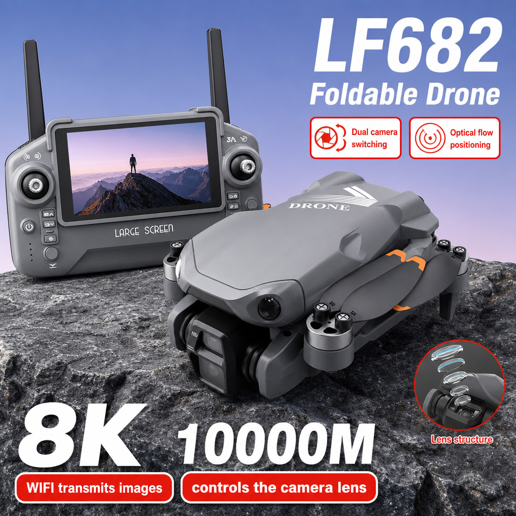 Drone Camera Night Vision - Zdjęcia lotnicze z drona LF682, 8K