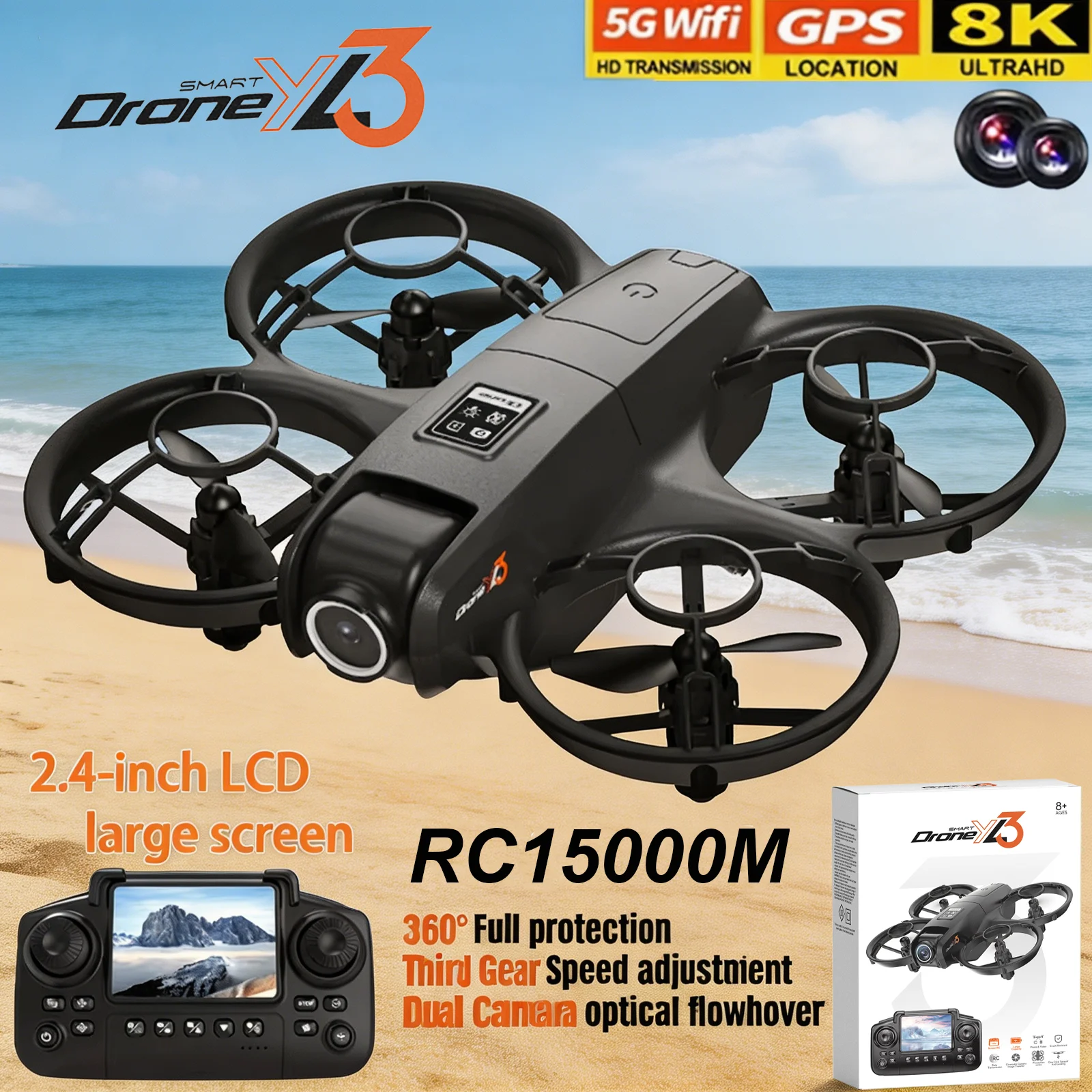 Drone Camera Wide Angle - Nowy dron RC YL3 8K 1080P