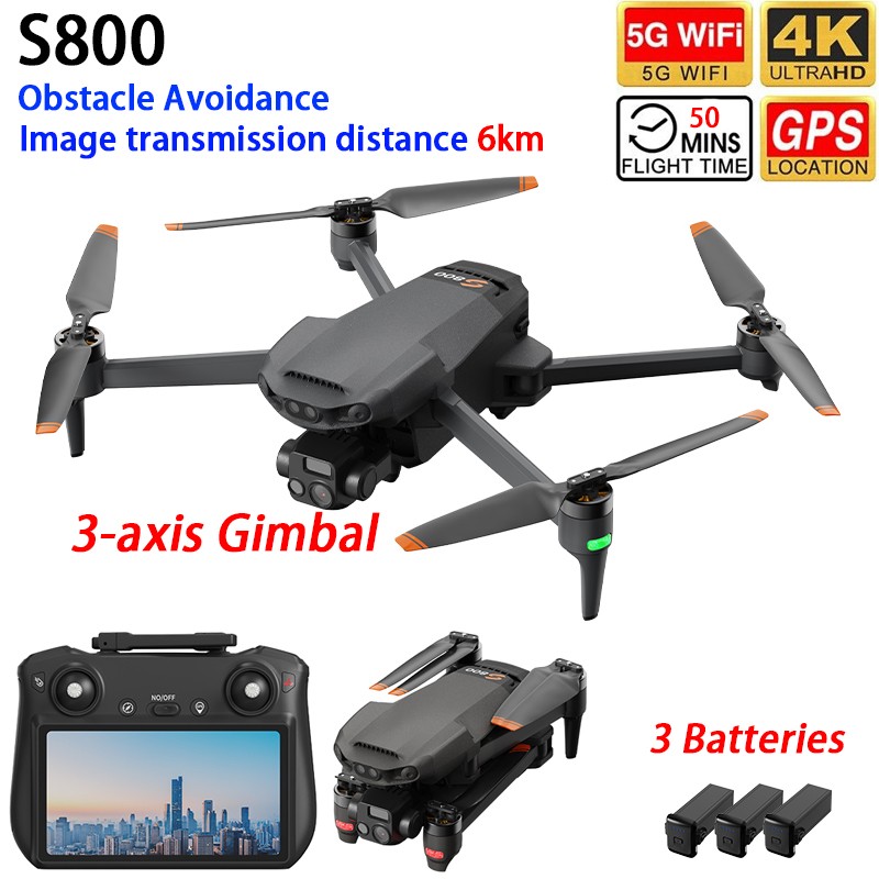 Drone Camera With Gimbal - Profesjonalny dron S800 GPS 6KM WIFI