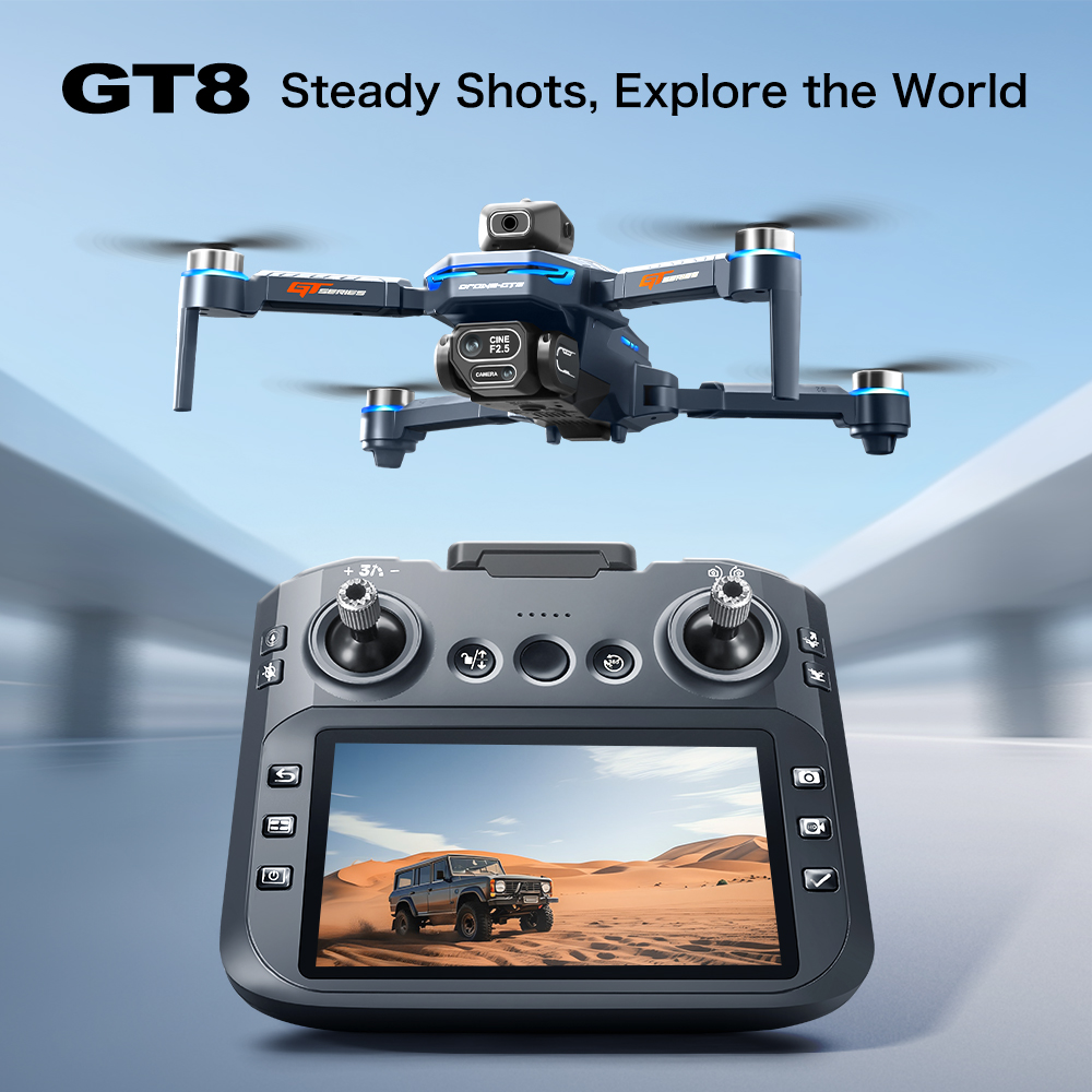 Drone Camera Hd - Dron GT8 z funkcją unikania przeszkód