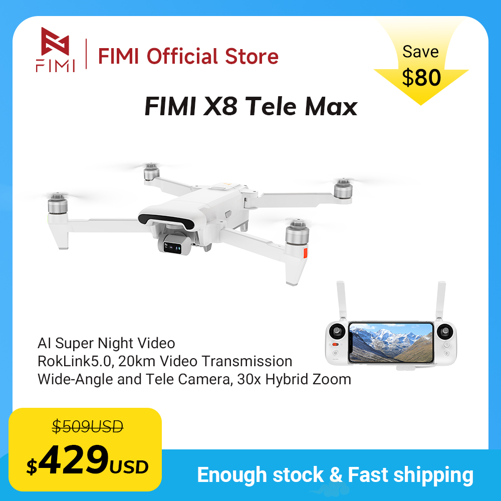 Drone Camera Wide Angle - Dron FIMI X8 Tele Max z
