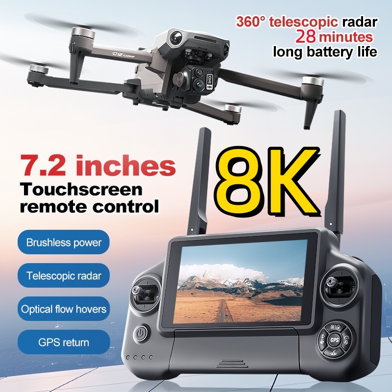 Dron RC z 3-osiowym gimbalem 8 – Drone Camera Night Vision recenzja i cena