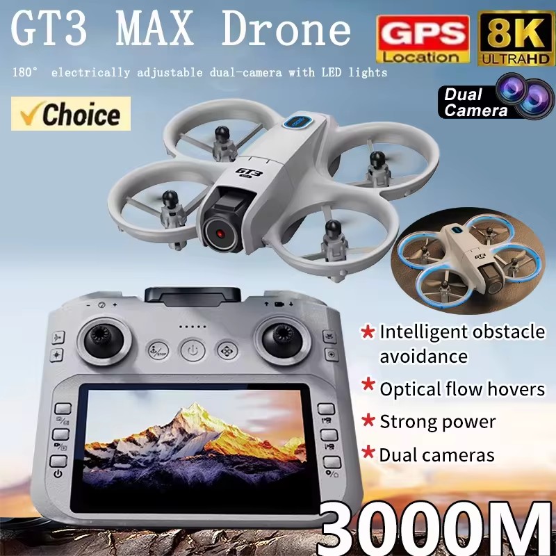 Dron RC 2026 GT3Max HD 8K z sz – Drone Camera Wide Angle recenzja i cena
