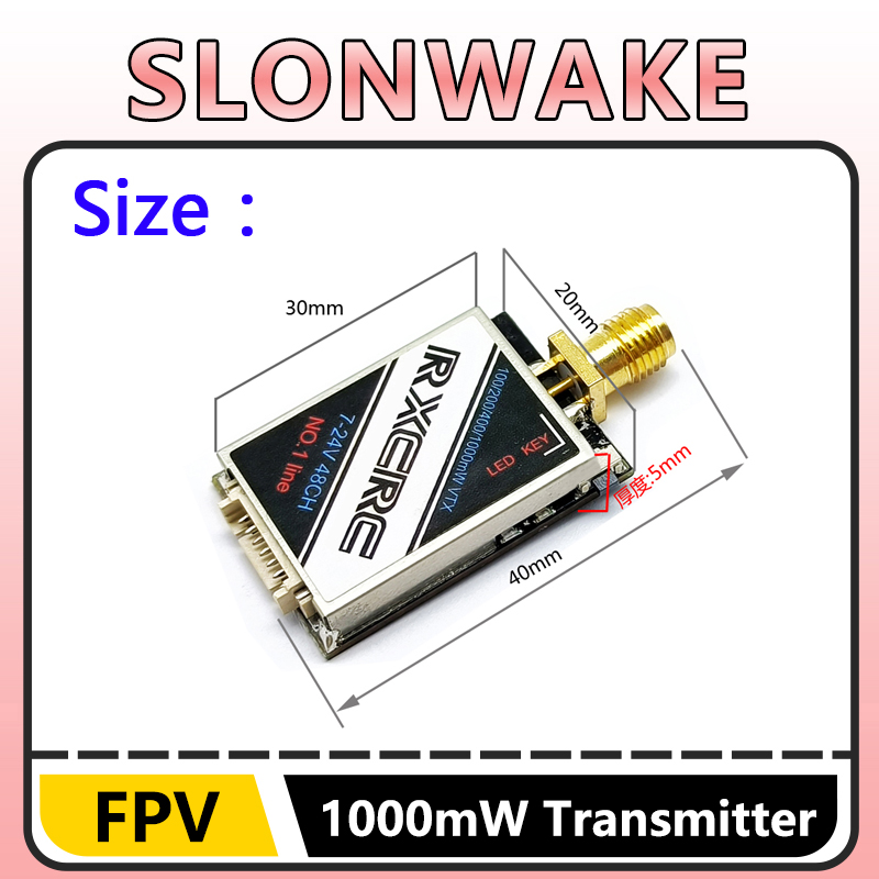 SLONWAKE 5.8G 48CH 1W VTX 100/ – Drone Camera Lens recenzja i cena