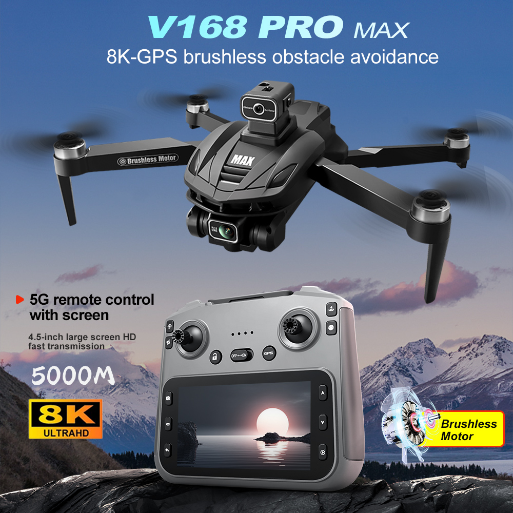 V168 PRO Max GPS Drone 8K Prof – Drone Camera Night Vision recenzja i cena