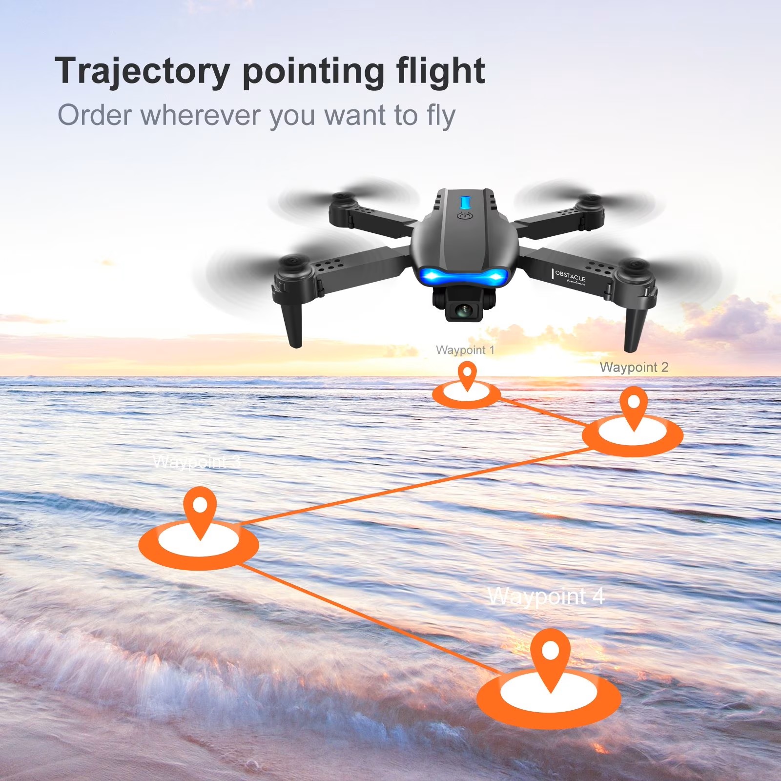 Ulepszony składany dron E88PRO – Drone Camera Night Vision recenzja i cena