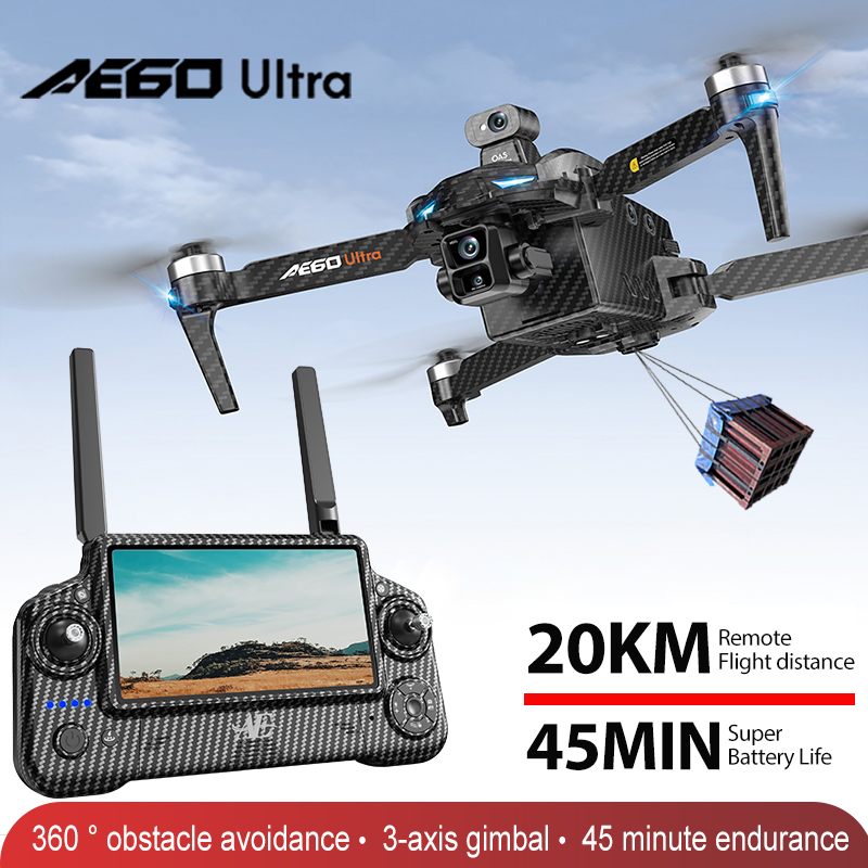 Profesjonalny dron AE60 GPS z  – Drone Camera With Gimbal recenzja i cena