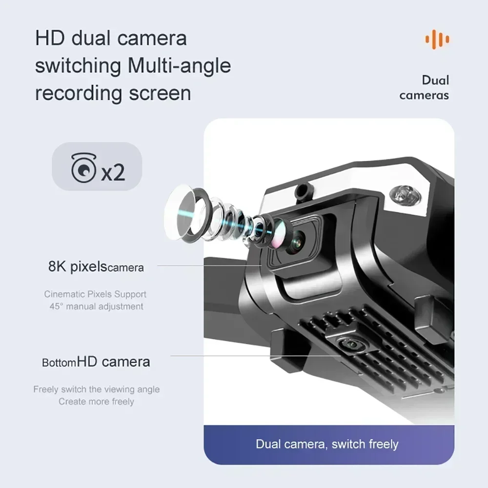 Dron G6 Pro z podwójną kamerą  – Drone Camera Mount recenzja i cena